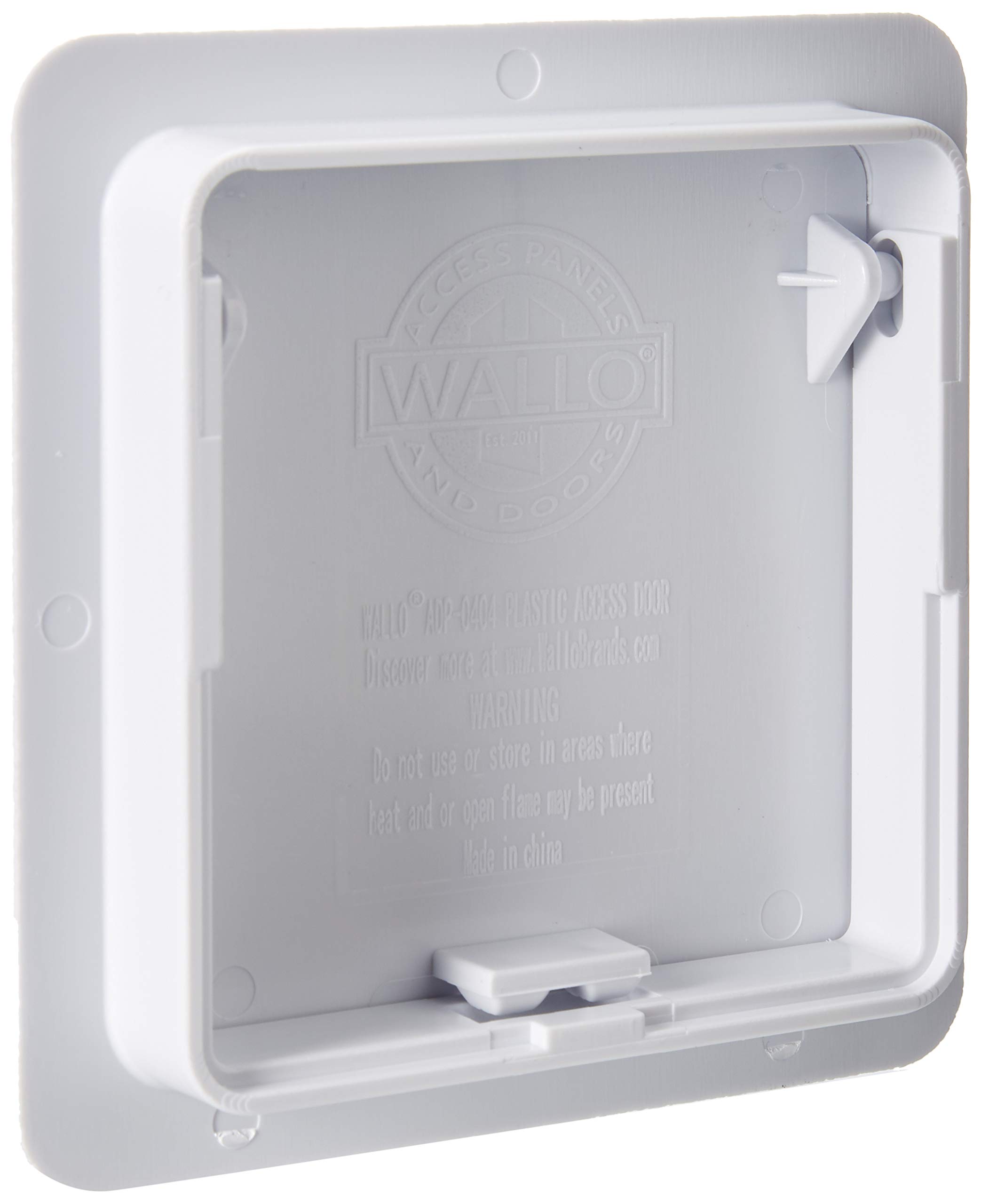 Wallo® 4 X 4-Inch Smallest Plastic Access Door, Hinged